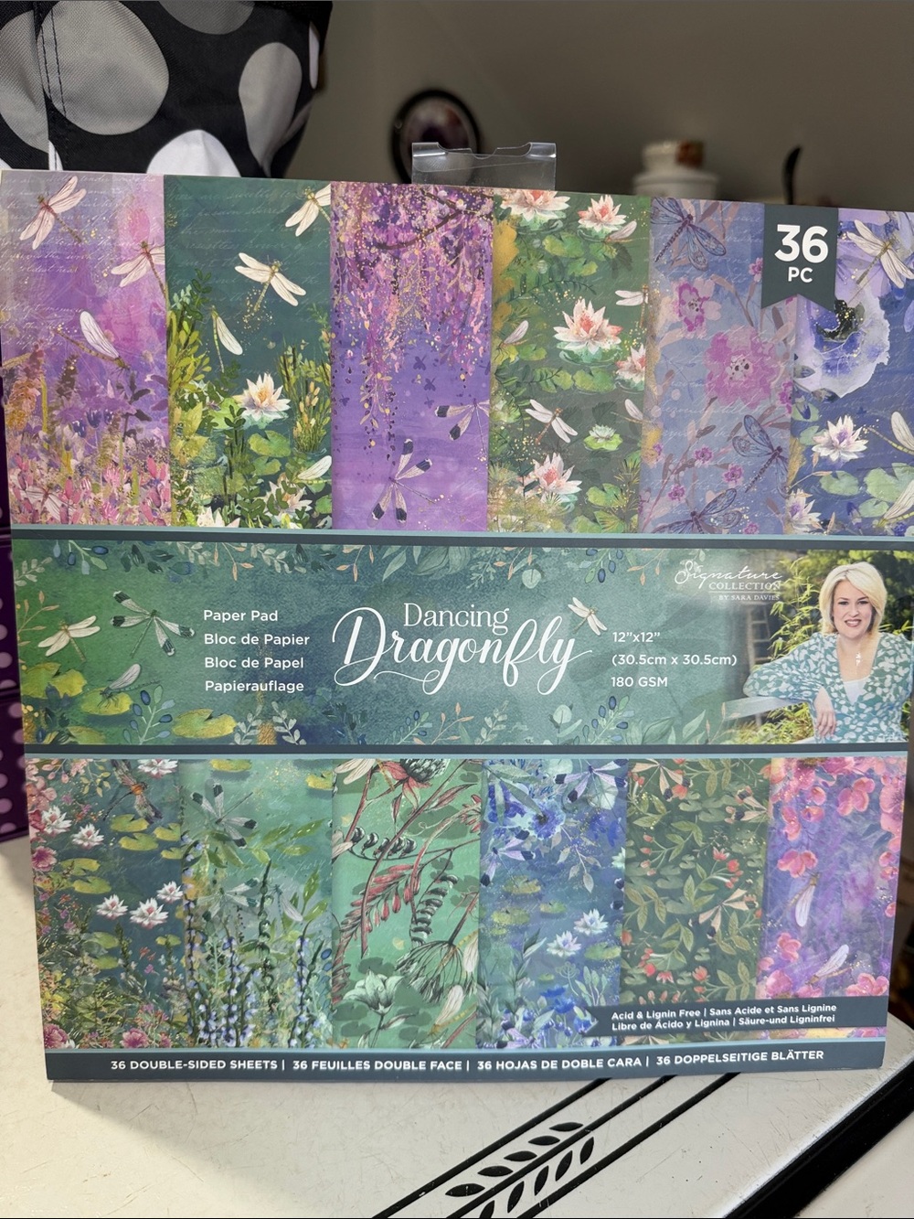 Crafters Companion Dancing Dragonfly Paper Pad